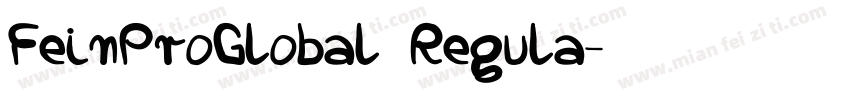 FeinProGlobal Regula字体转换